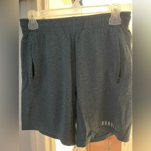 NoBull knit shorts. Size M. Blue. Great shape